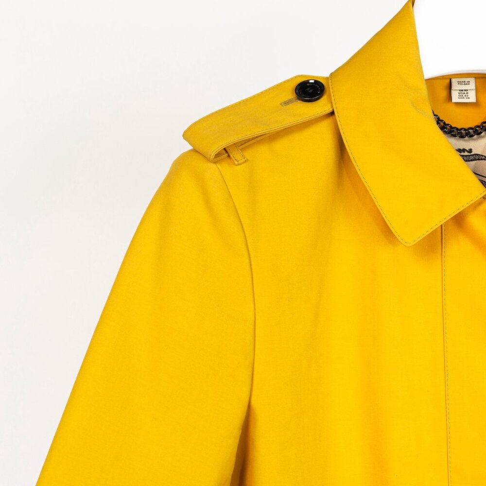 Burberry Dandelion Mid-Length Bonded Cotton Trench Coat - Picture 5 of 14